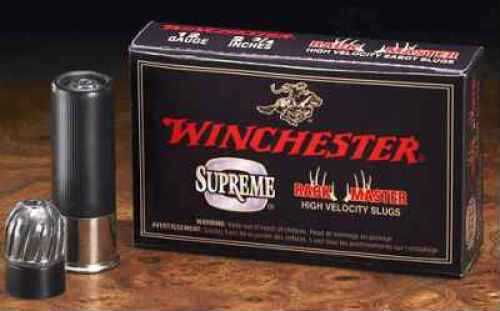 12 Gauge 5 Rounds Ammunition Winchester 3" 1 1/8 oz Lead #Slug